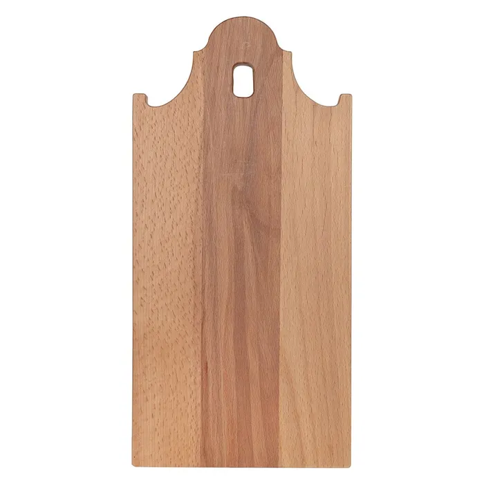 Cutting board clock gable house 35x17 cm