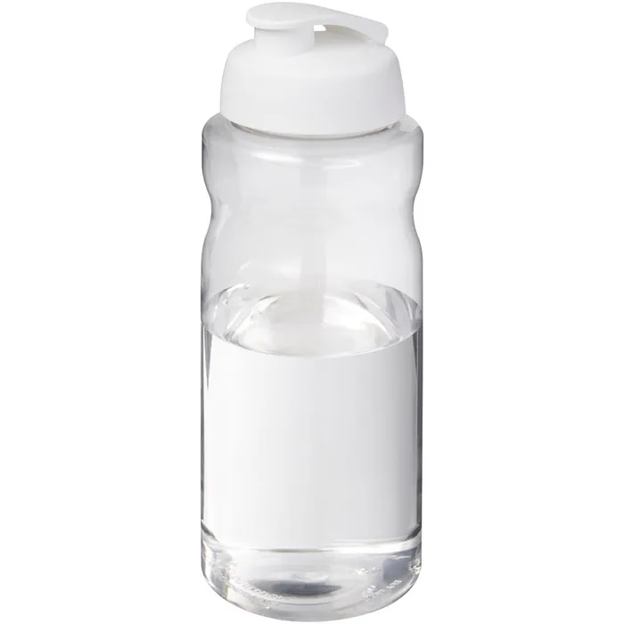 Bouteille de sport H2O Active® Base Pure de 1 L à couvercle rabattable