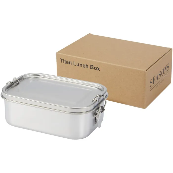 Titan recycled stainless steel lunch box