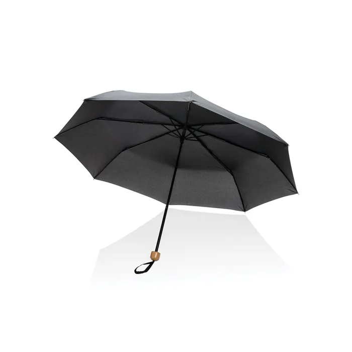 20.5" Impact   190T Pongee bamboo mini umbrella