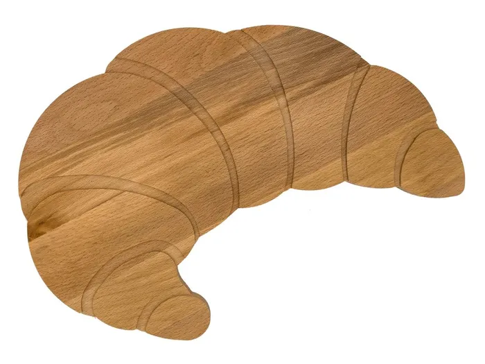 Cutting board croissant beech 35x24.7 cm