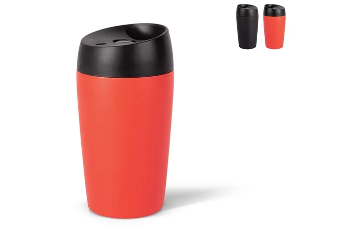 Mug de voyage Sagaform Loke avec finition caoutchoutée 240ml