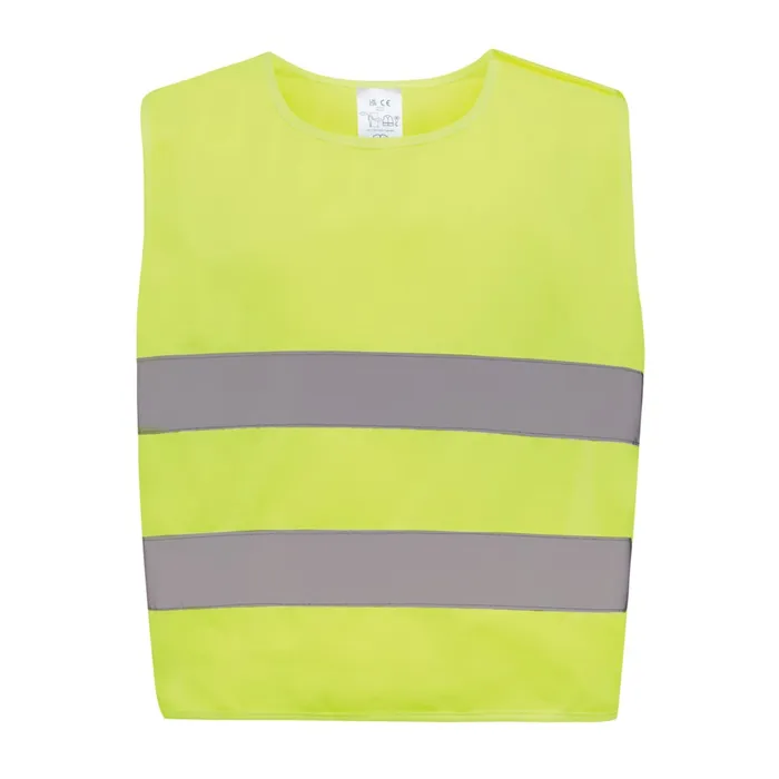 Recycled PET high-visibility safety vest 3-6 years