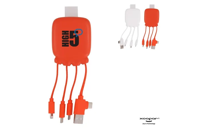 bio charging cable & powerbank Octopus