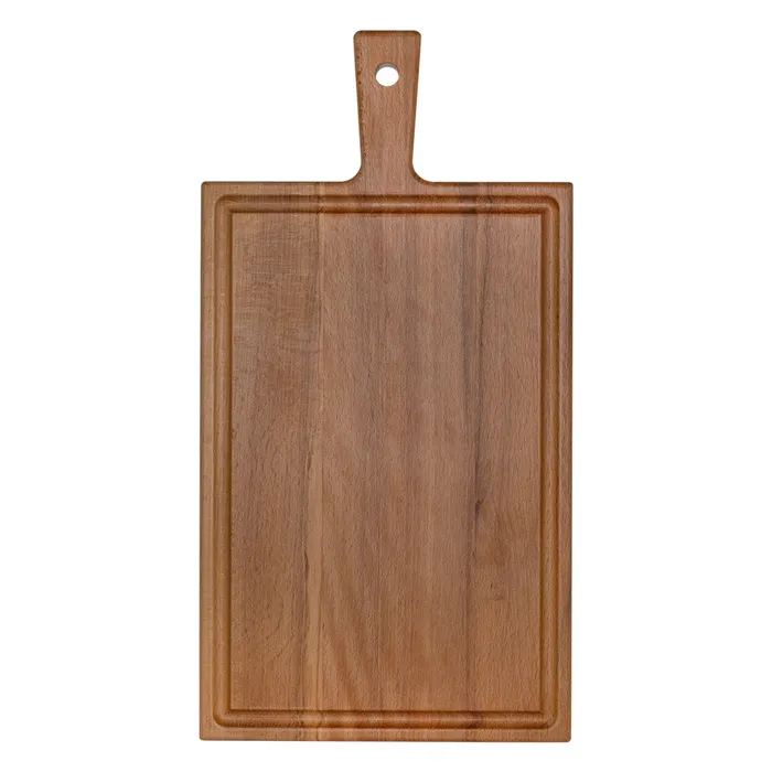 Plank met handvat beuken 37x19cm