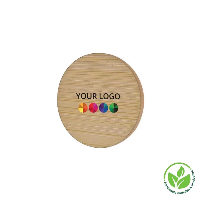 Badge Bamboo Round