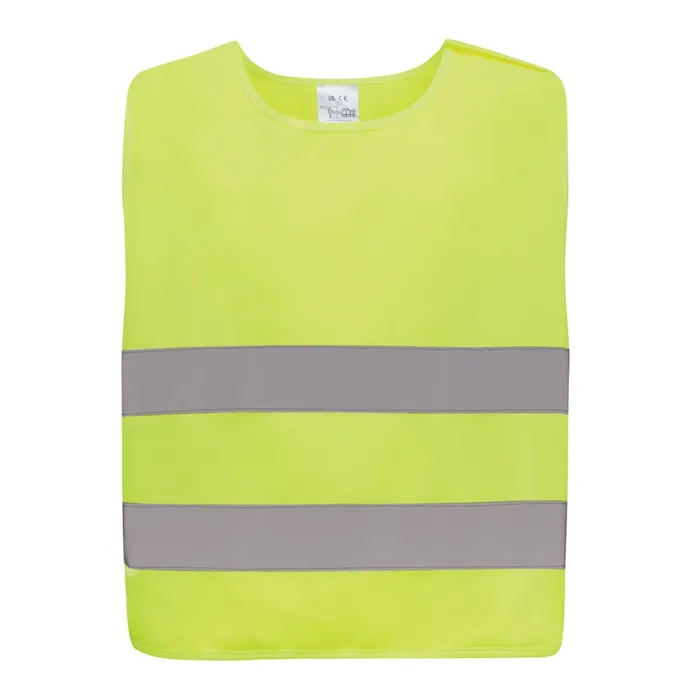 GRS recycled PET high-visibility safety vest 7-12 years