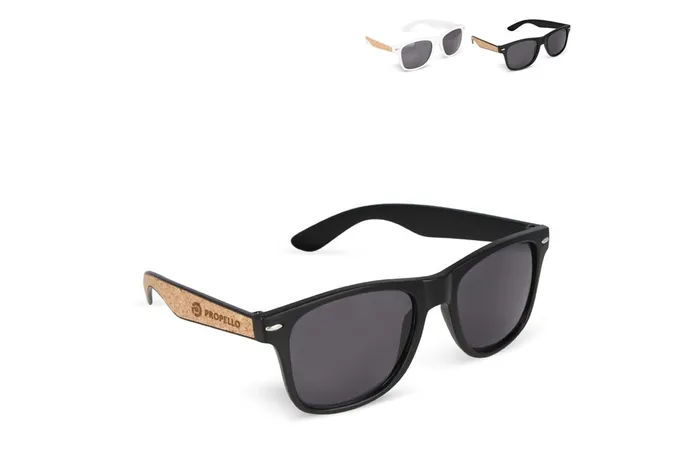 Lunettes de soleil Justin RPC avec incrustation en liège UV400