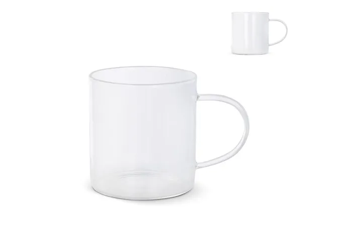 Coffee glass with handle Vardez 300 ml