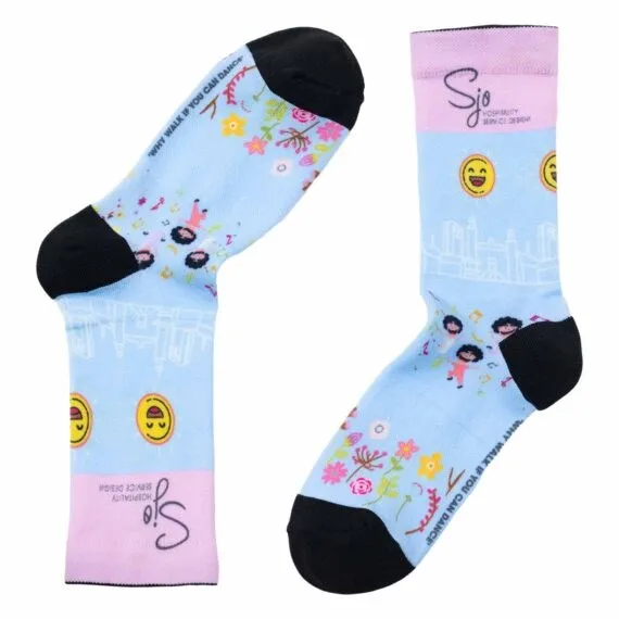 Print Socks with polyester