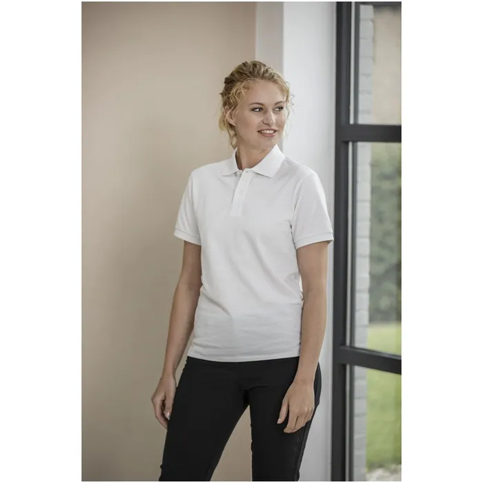 Emerald unisex  gerecyclede polo met korte mouwen