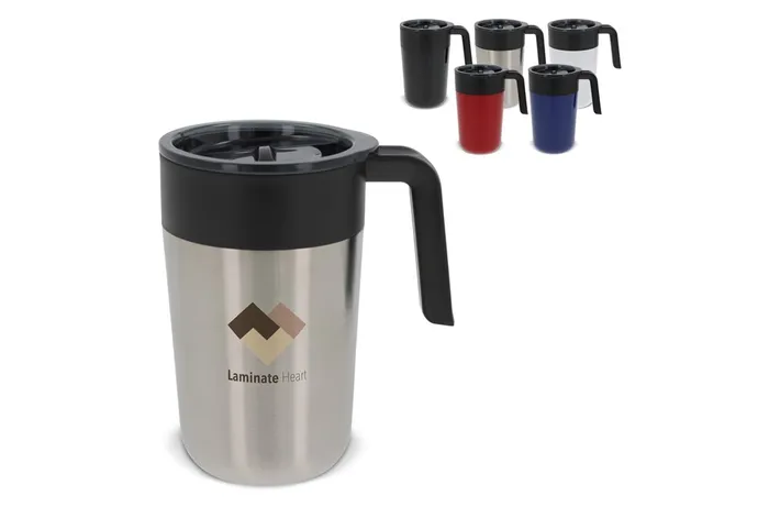 Double walled coffee mug 400ml