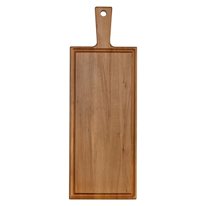 Plank met handvat beuken 48x17cm