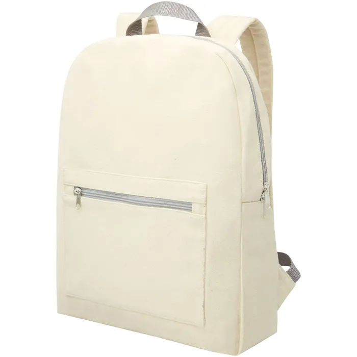 Sac à dos Pheebs en coton recyclé 450 g/m² et polyester 10L