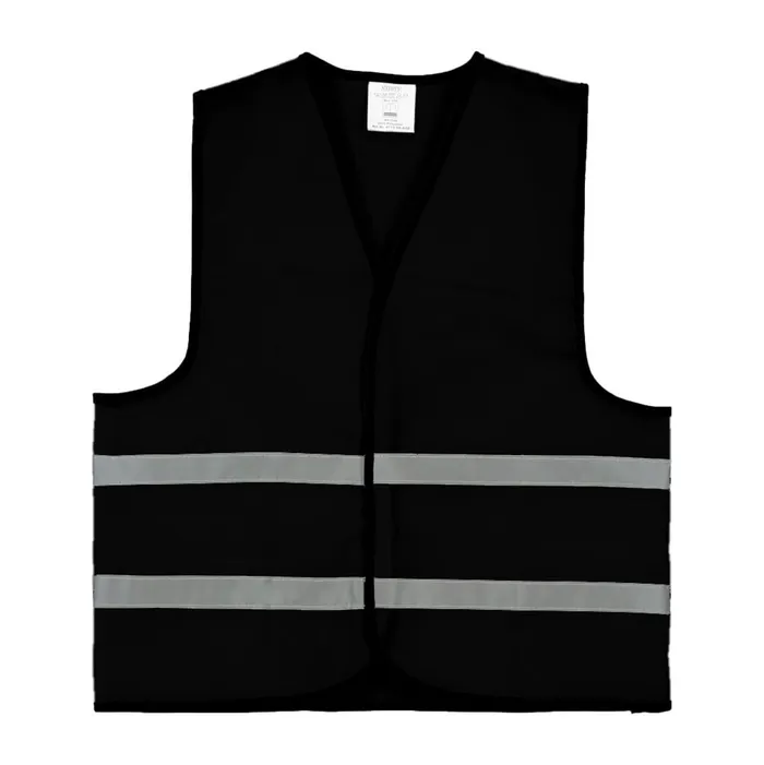 Colourful reflective promo vests