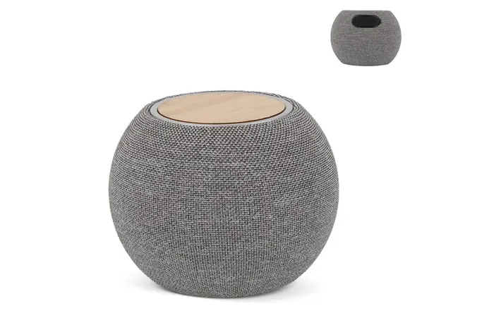 5W Speaker & 15W wireless charger R_PET & Bamboo