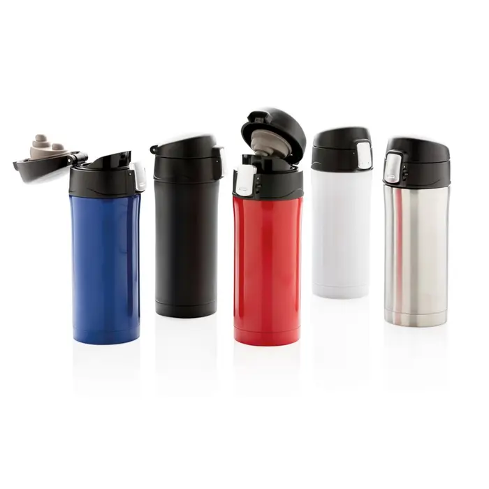 Stainless steel easy lock vacuum mug