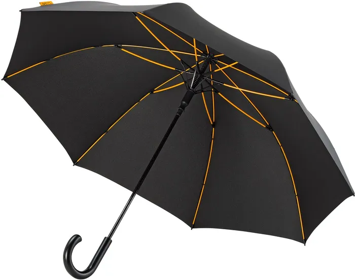 Falcone - Grand parapluie - Automatique - Impermable au vent - 125 cm - Noir