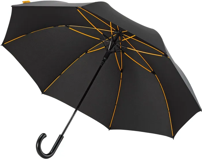 FALCONE - Grand parapluie - Automatique - Windproof - 125 cm - Noir