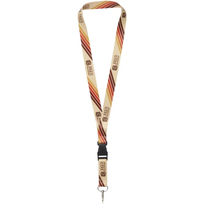 Bucks sublimatie lanyard met veiligheidssluiting