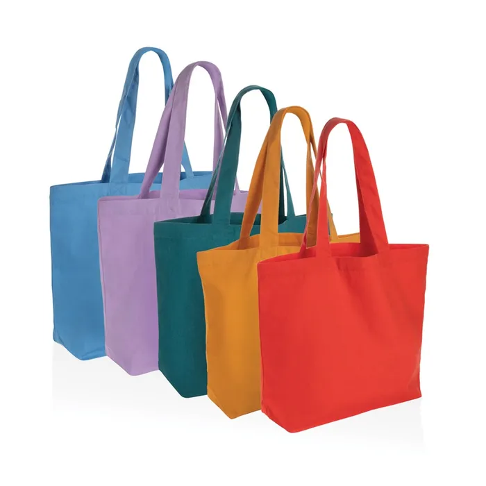 Impact  240 gsm rcanvas shopper w/pocket