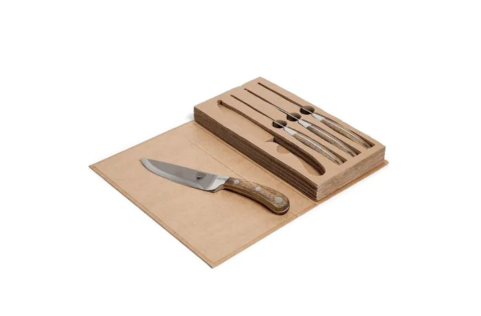 Orrefors Hunting Steak Knives Set Steel