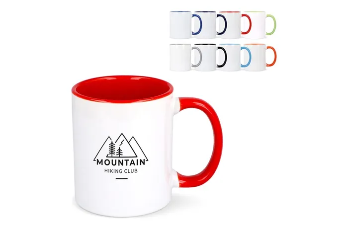 Mug subli Oslo colored inside & handle 300ml