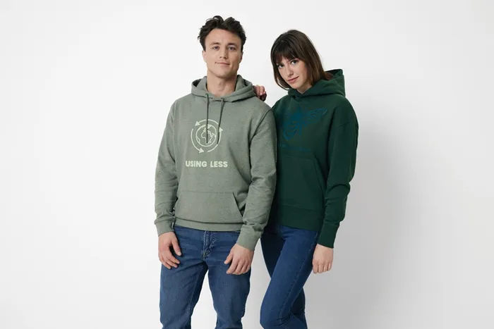 Sweat à capuche en coton recyclé Iqoniq Yoho