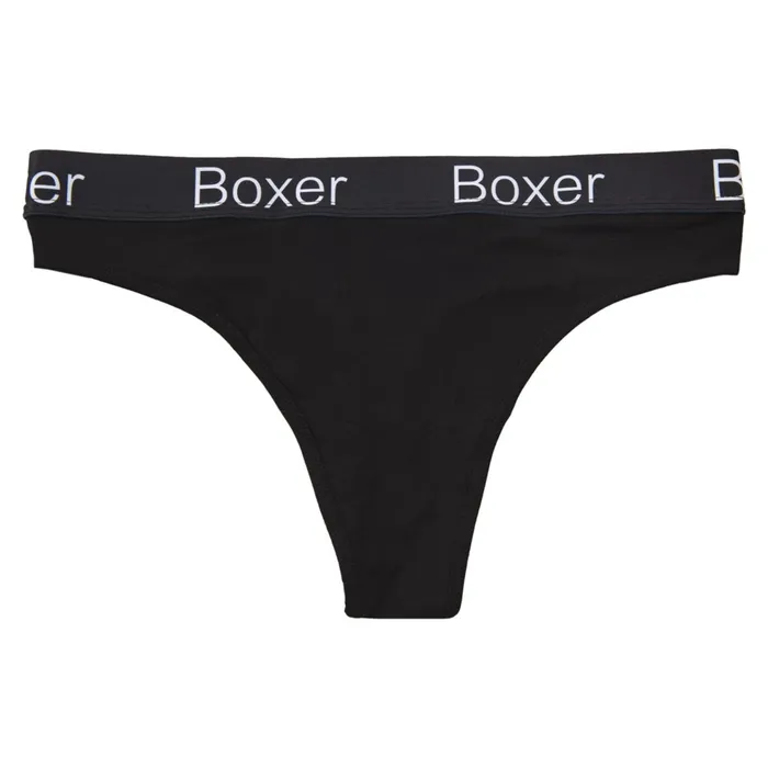 Thong Cotton plain with logo