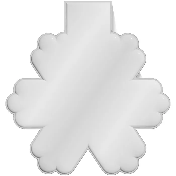 RFX™ M-10 snowflake reflective PVC magnet