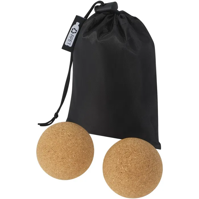 Trikona cork yoga ball - set of 2