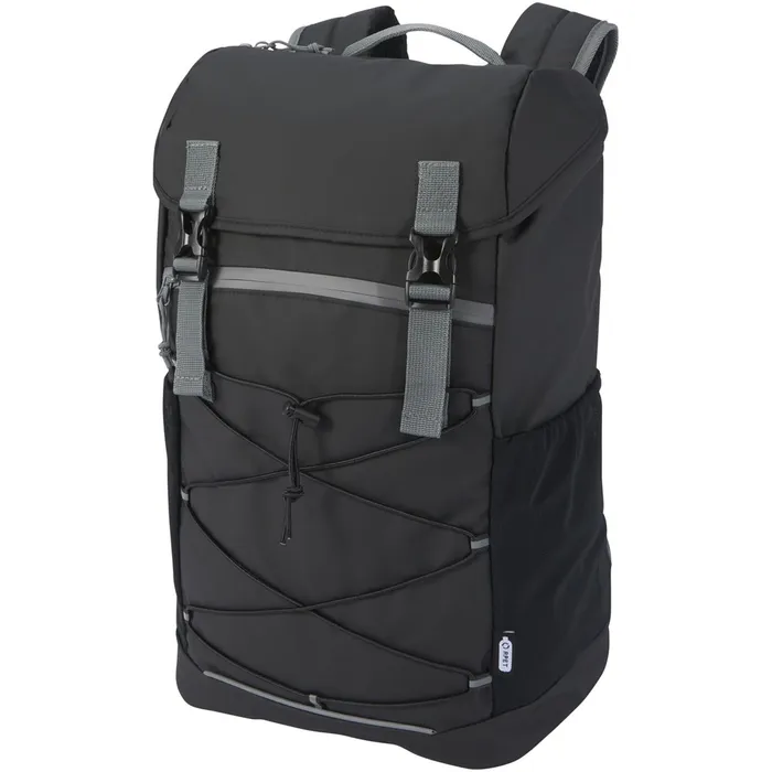 15.6" GRS recycled water resistant laptop backpack 23L