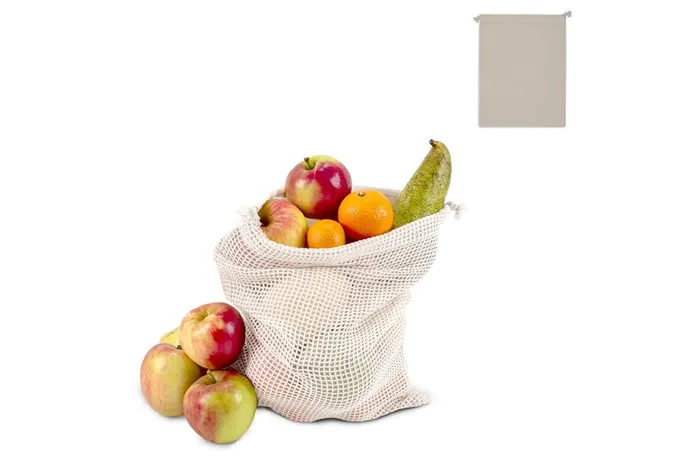 Reusable food bag OEKO-TEX® natural cotton 25x30cm