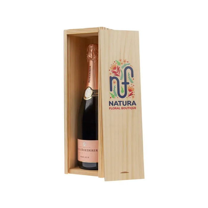 Wooden Wine Case 340 x 90 x 95 mm (1 bottle)