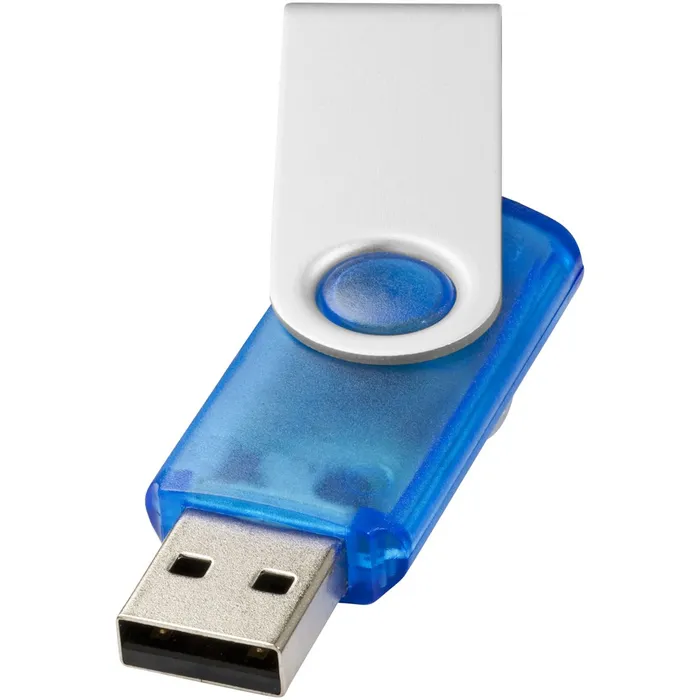 Clé USB rotative translucide