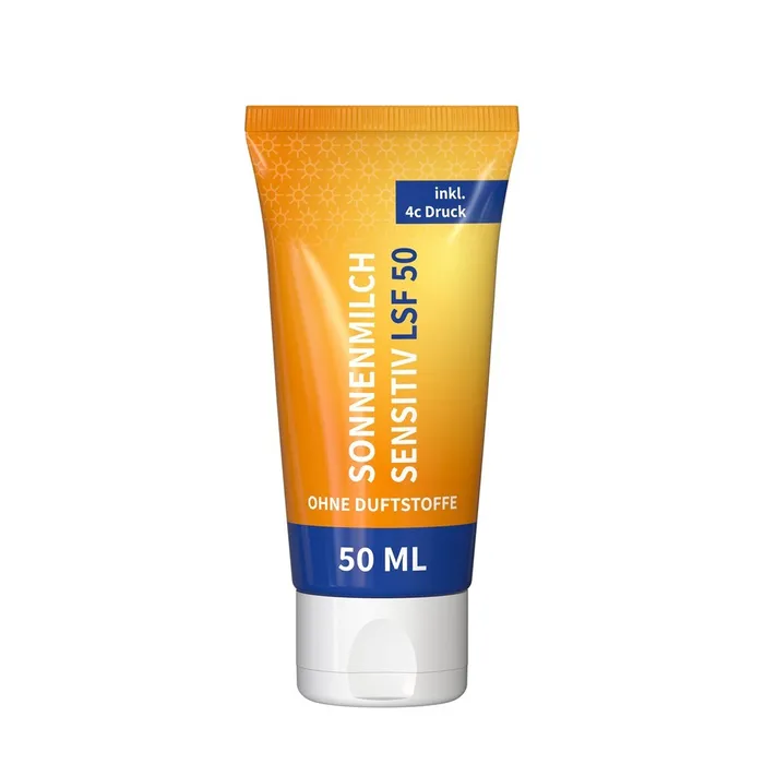 Lait solaire sensible FPS 50, tube de 50 ml