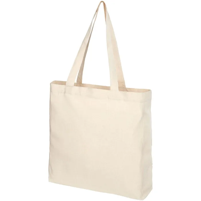 Sac shopping Pheebs recyclé avec soufflet 210 gr/m² 13L