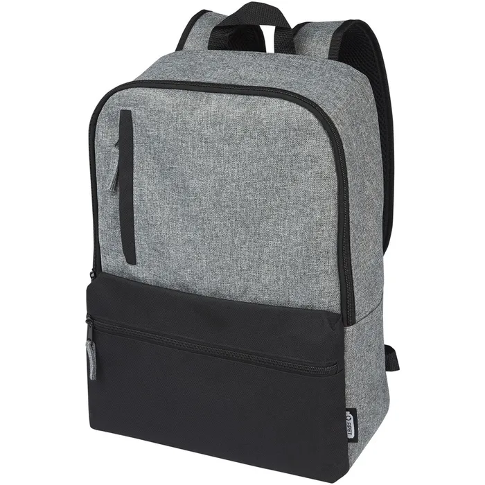 Reclaim 15"  recycled two-tone laptop backpack 14L