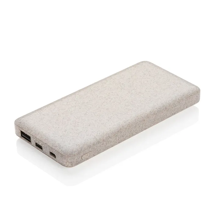 Powerbank en fibre de paille de blé 10.000 mAh