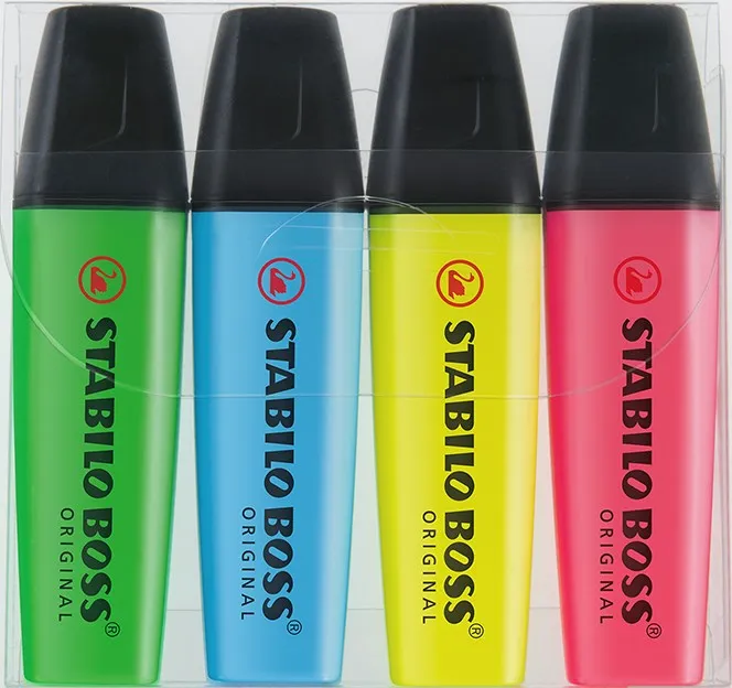 STABILO BOSS ORIGINAL Set of 4 highlighter