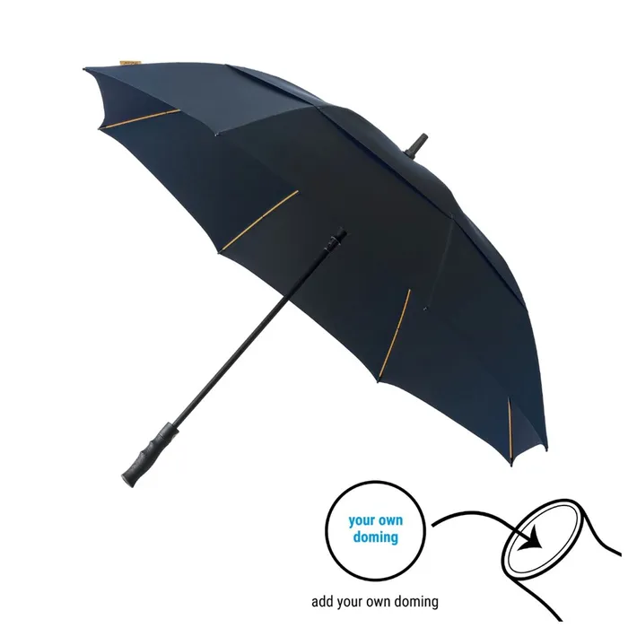 FALCONE - Parapluie tempte - Automatique - Impermable au vent - 130 cm - Bleu