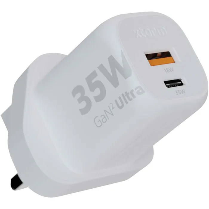 Chargeur mural Xtorm XEC035 GaN² Ultra de 35 W - Prise britannique