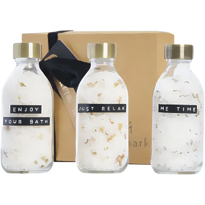 Wellmark Just Relax 3-piece 200 ml bath salt gift set