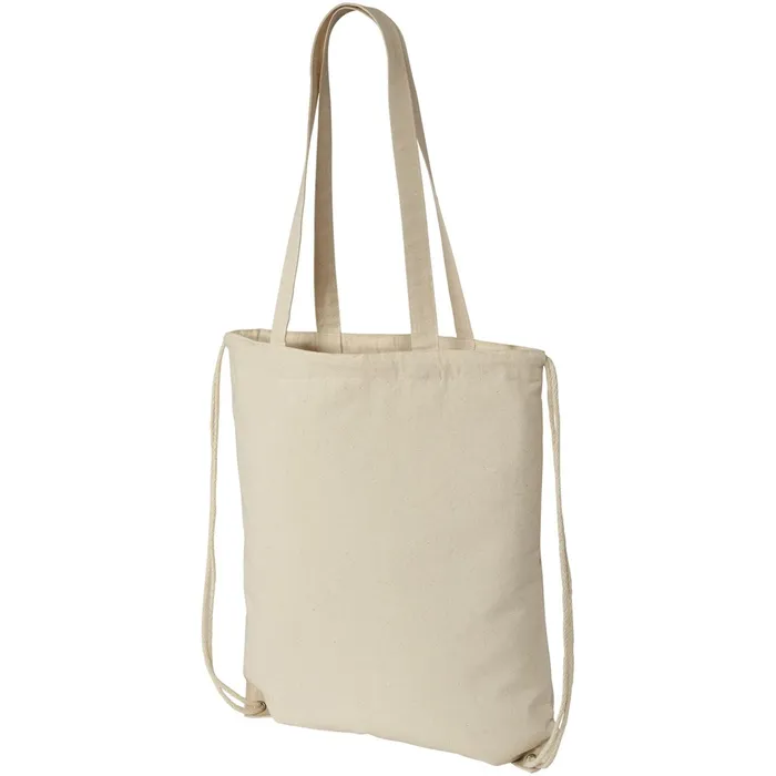 Eliza 240 g/m² cotton drawstring bag 6L