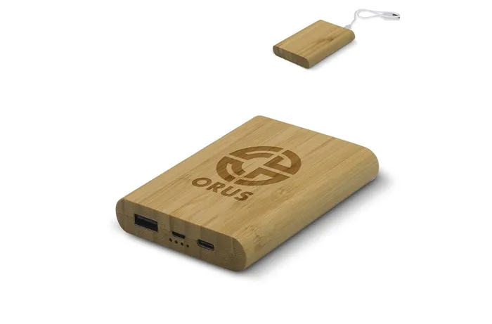 Powerbank bamboo 5.000mAh