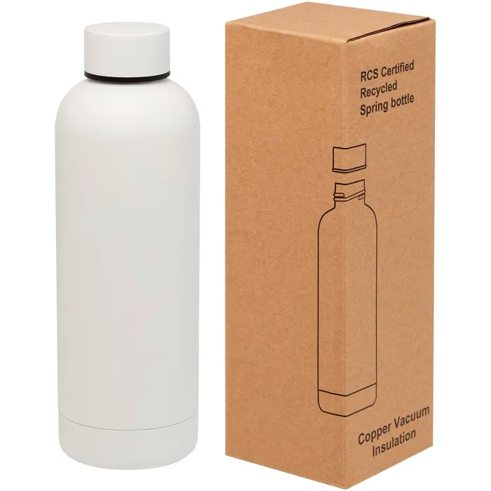 Bouteille isotherme avec isolation par le vide Spring 500 ml en cuivre inoxydable recyclé certifié RCS