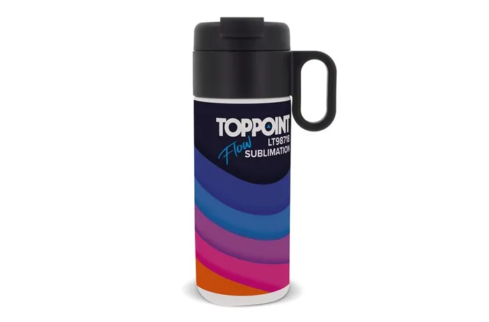 Mug Isotherme Flow avec poignée. Impression en sublimation 400ml