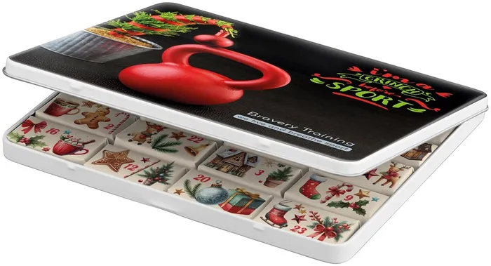 Adventskalender decoratief blik