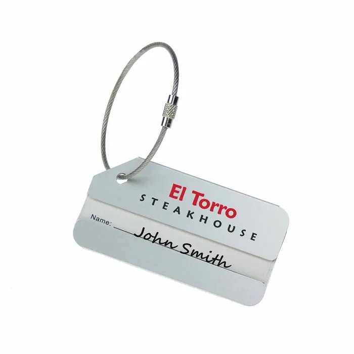 Aluminum Luggage Tag