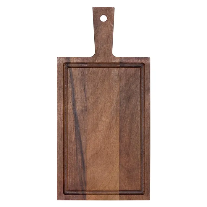 Cutting board with handle walnut 33x16 cm